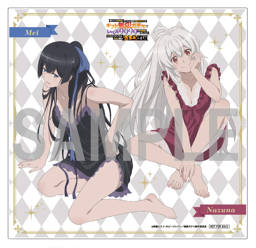 描き下ろしイラスト使用ミニアクリルパネル（メイ&ナズナ）